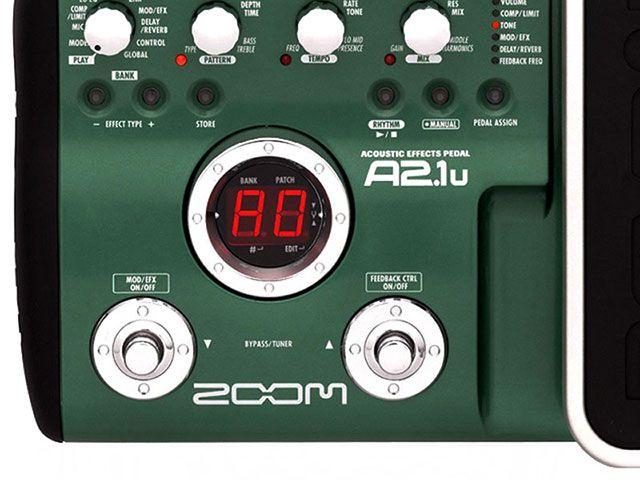 Pedaleira para Violão - Zoom A2 Expression - Instrumentos de Corda